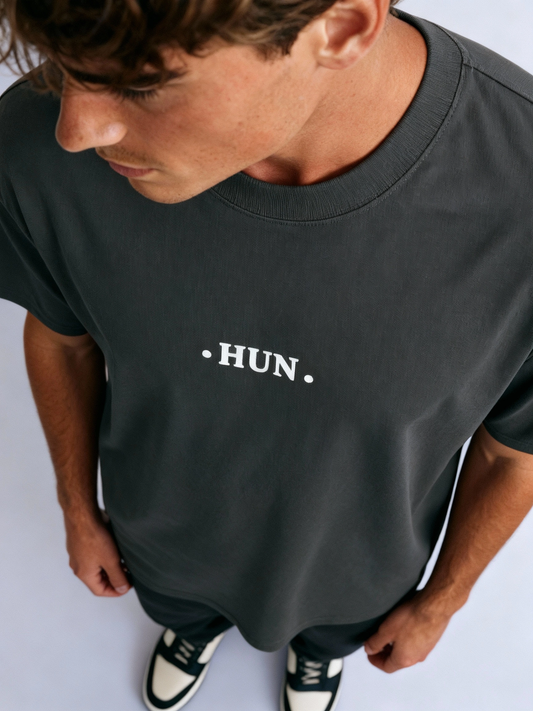 WHITE • HUN • TEE