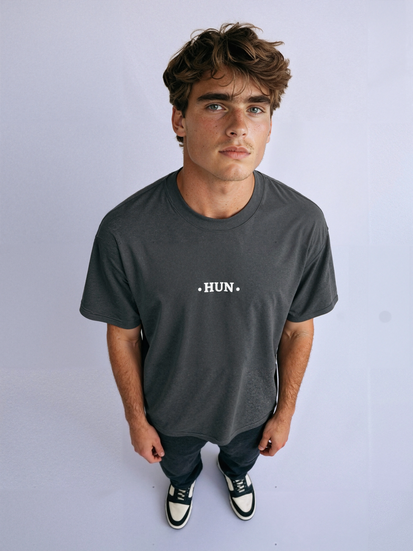 WHITE • HUN • TEE