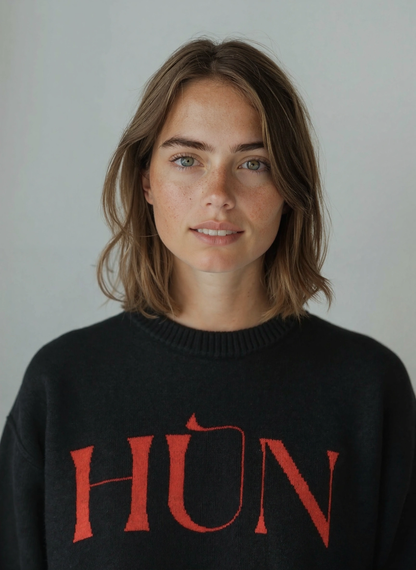 KNITTED HUN SWEATER