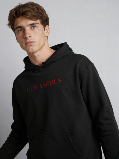 Classic hoodie with devil red